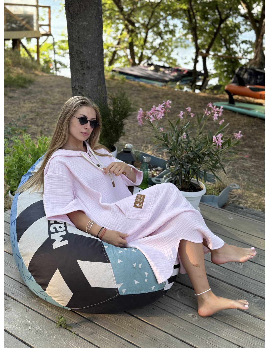 ПОНЧО MAZE STYLE PINK